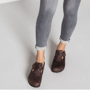 NEW Birkenstock London oiled leather brown 37 7